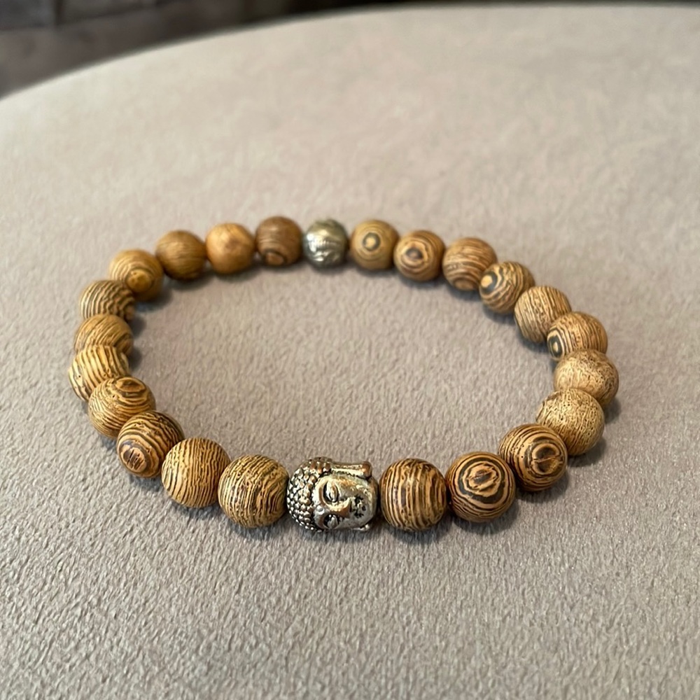 UNISEX Wooden Beaded Bracelet